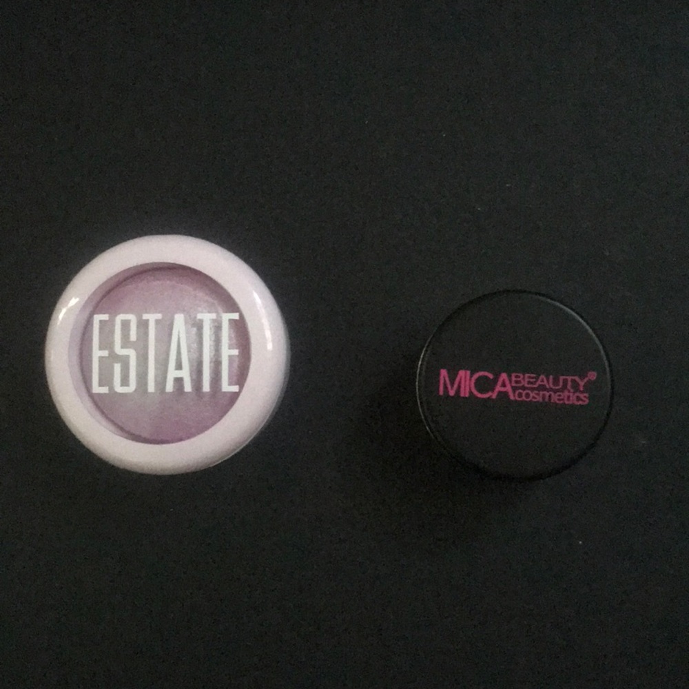 3 highlighters light purple+light gold+white gold